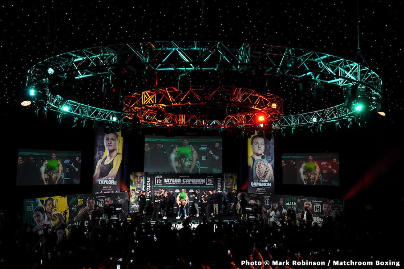 Tonight: Katie Taylor vs Chantelle Cameron - Weights, Start Time, How To Watch