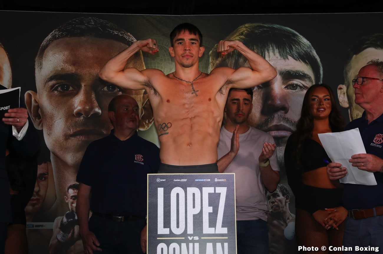 Lopez vs. Conlan: Official ESPN Weigh In Results
