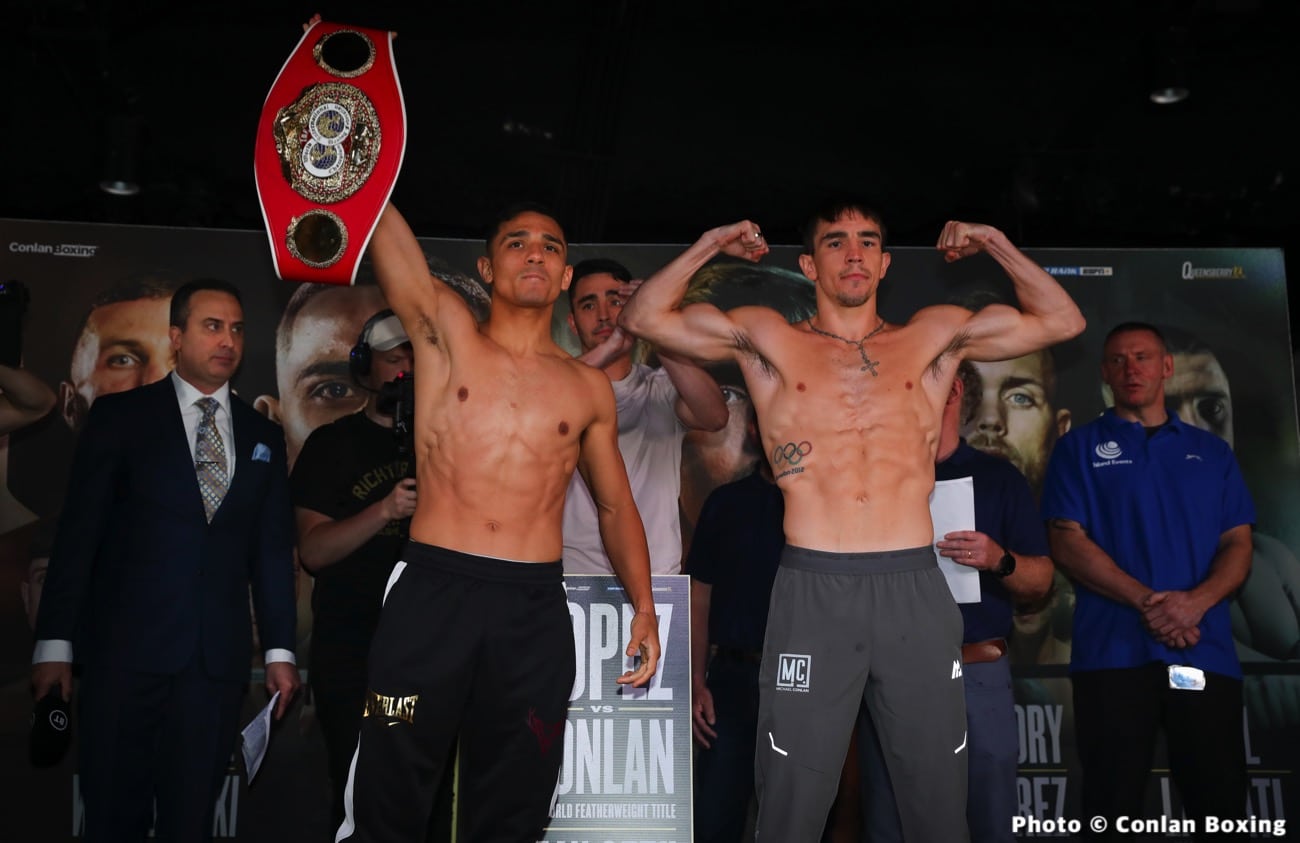 Lopez vs. Conlan: Official ESPN Weigh In Results