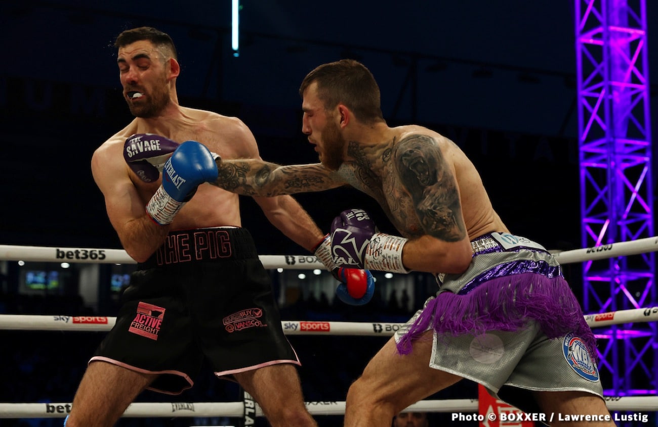 Sam Eggington Stops Joe Pigford In Five - Boxing results