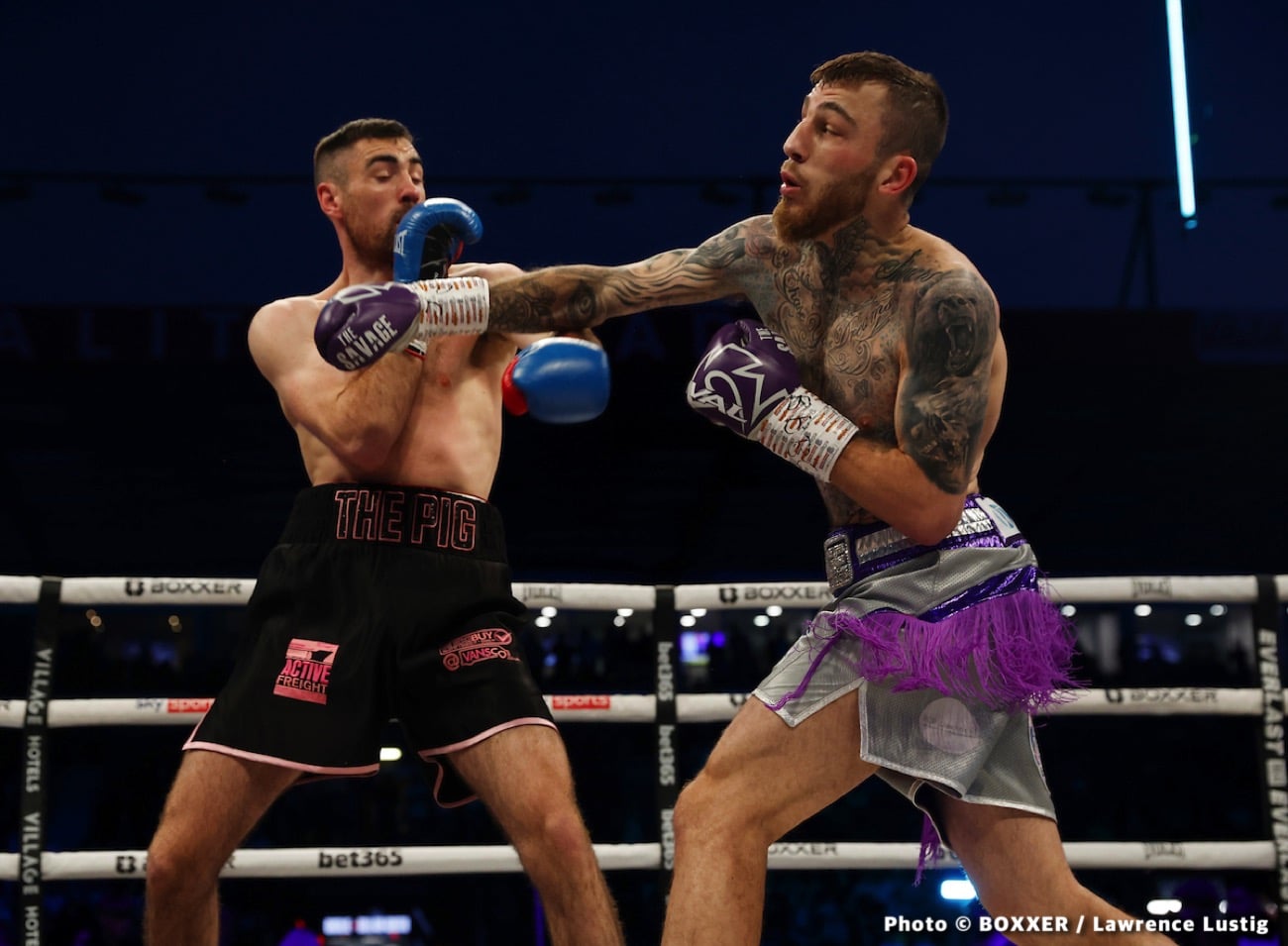 Boxing photo: Joe Pigford, Sam Eggington image Sam Eggington Stops Joe Pigford In Five - Boxing results