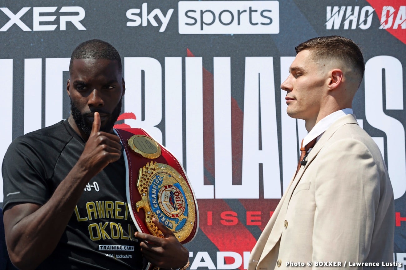 Boxing photo: Chris Billam-Smith, Lawrence Okolie image Results: Okolie vs Billam-Smith - Fight Outcome & Reactions