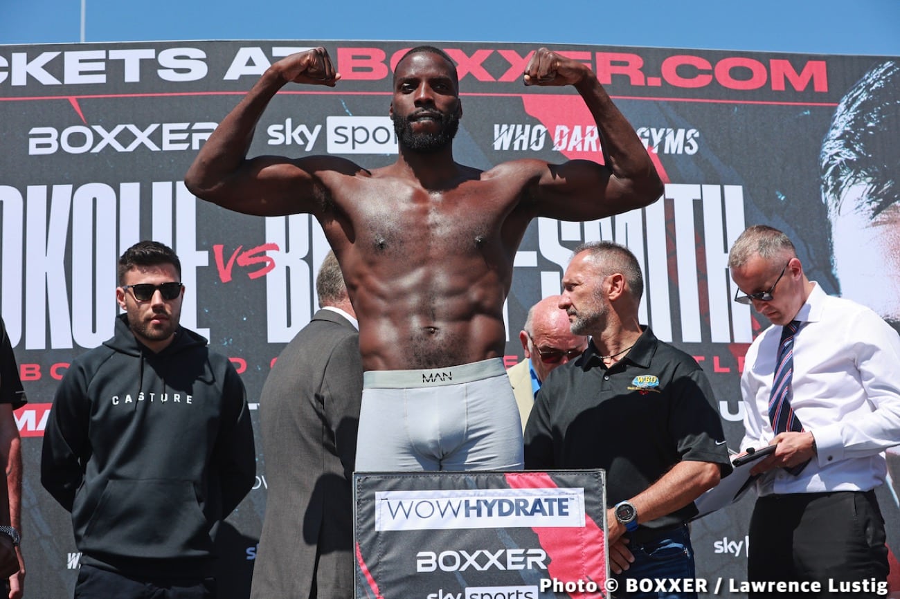 Okolie vs. Billiam-Smith Official Sky Weigh In Results