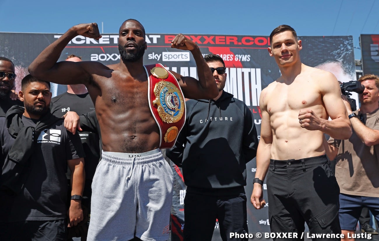 Okolie vs. Billiam-Smith Official Sky Weigh In Results