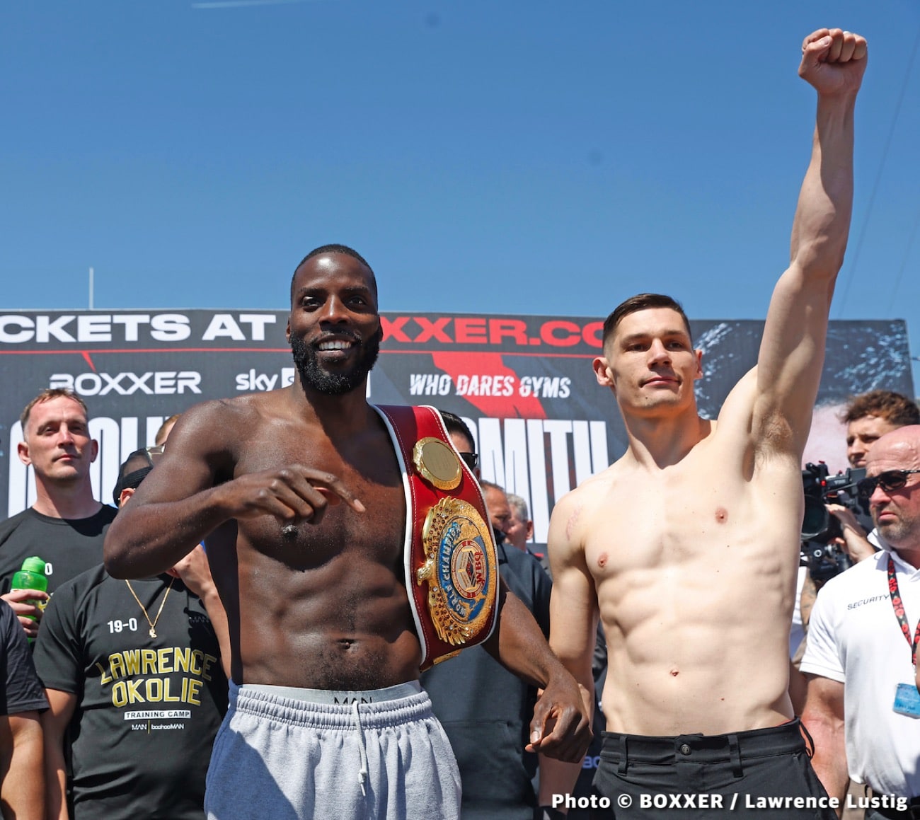 Okolie vs. Billiam-Smith Official Sky Weigh In Results