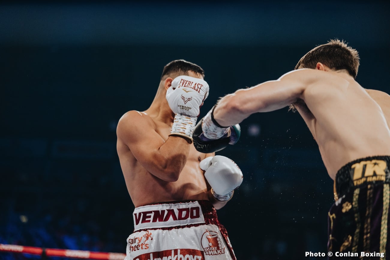 Boxing photo: Luis Alberto Lopez, Michael Conlan image Luis Alberto Lopez KOs Michael Conlan in 5th - Boxing results
