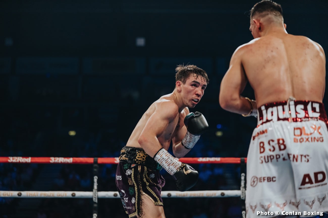 Boxing photo: Luis Alberto Lopez, Michael Conlan image Luis Alberto Lopez KOs Michael Conlan in 5th - Boxing results
