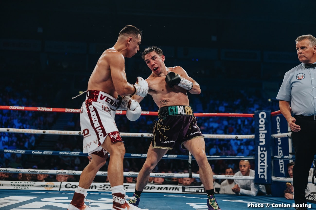 Boxing photo: Luis Alberto Lopez, Michael Conlan image Luis Alberto Lopez KOs Michael Conlan in 5th - Boxing results