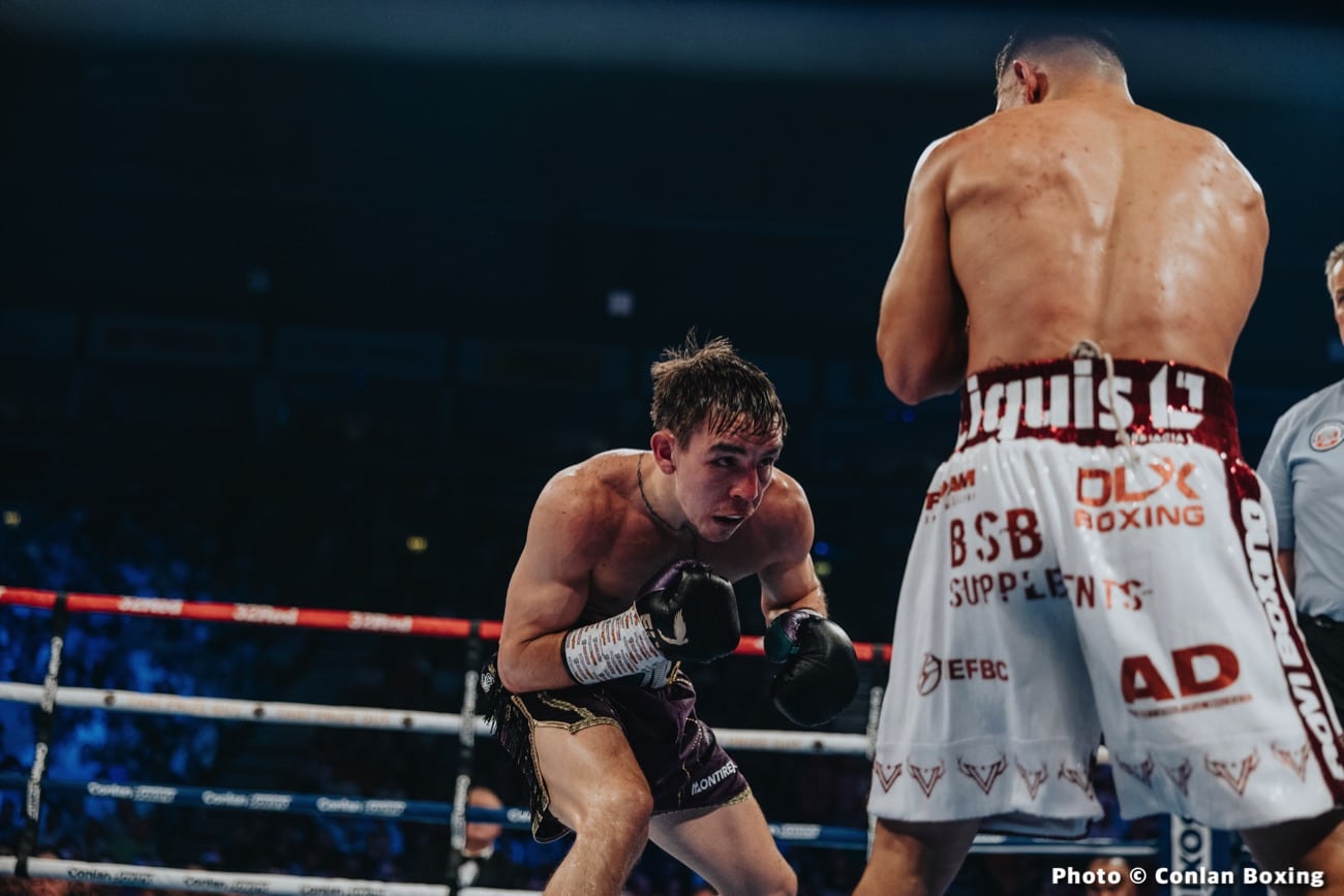 Boxing photo: Luis Alberto Lopez, Michael Conlan image Luis Alberto Lopez KOs Michael Conlan in 5th - Boxing results