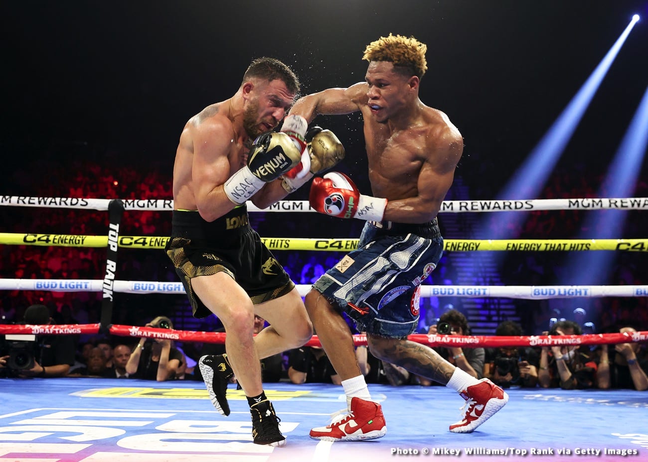 Devin Haney beats Lomachenko by close decision - Boxing results
