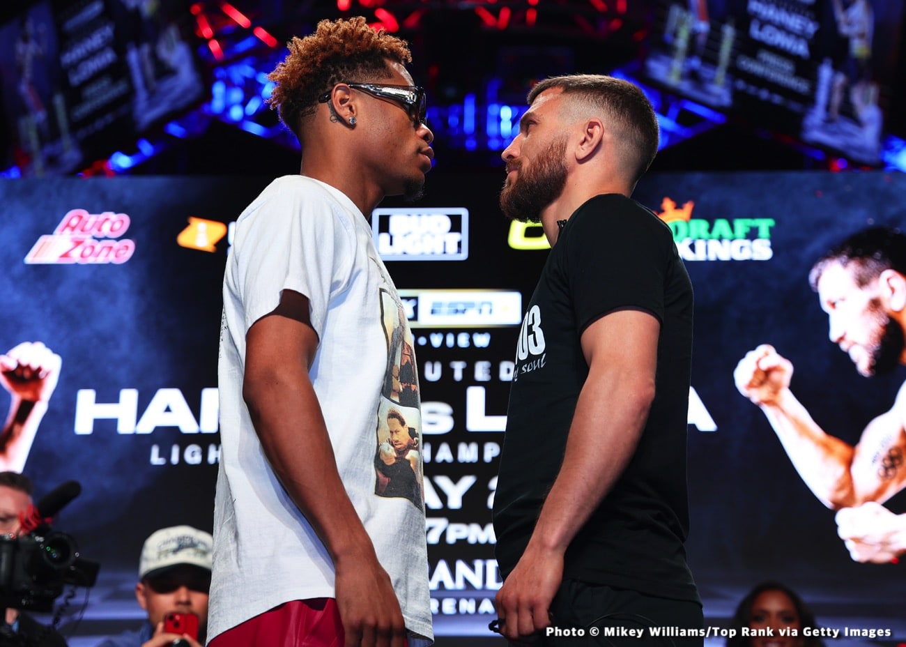 Haney vs. Lomachenko face-off: Devin looking huge, not weight drained