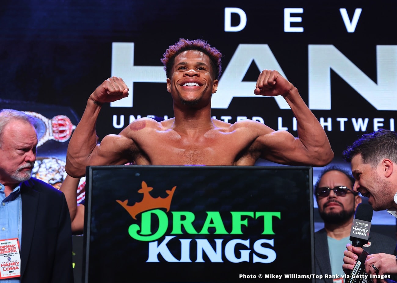 Haney vs. Lomachenko Official ESPN PPV Weights