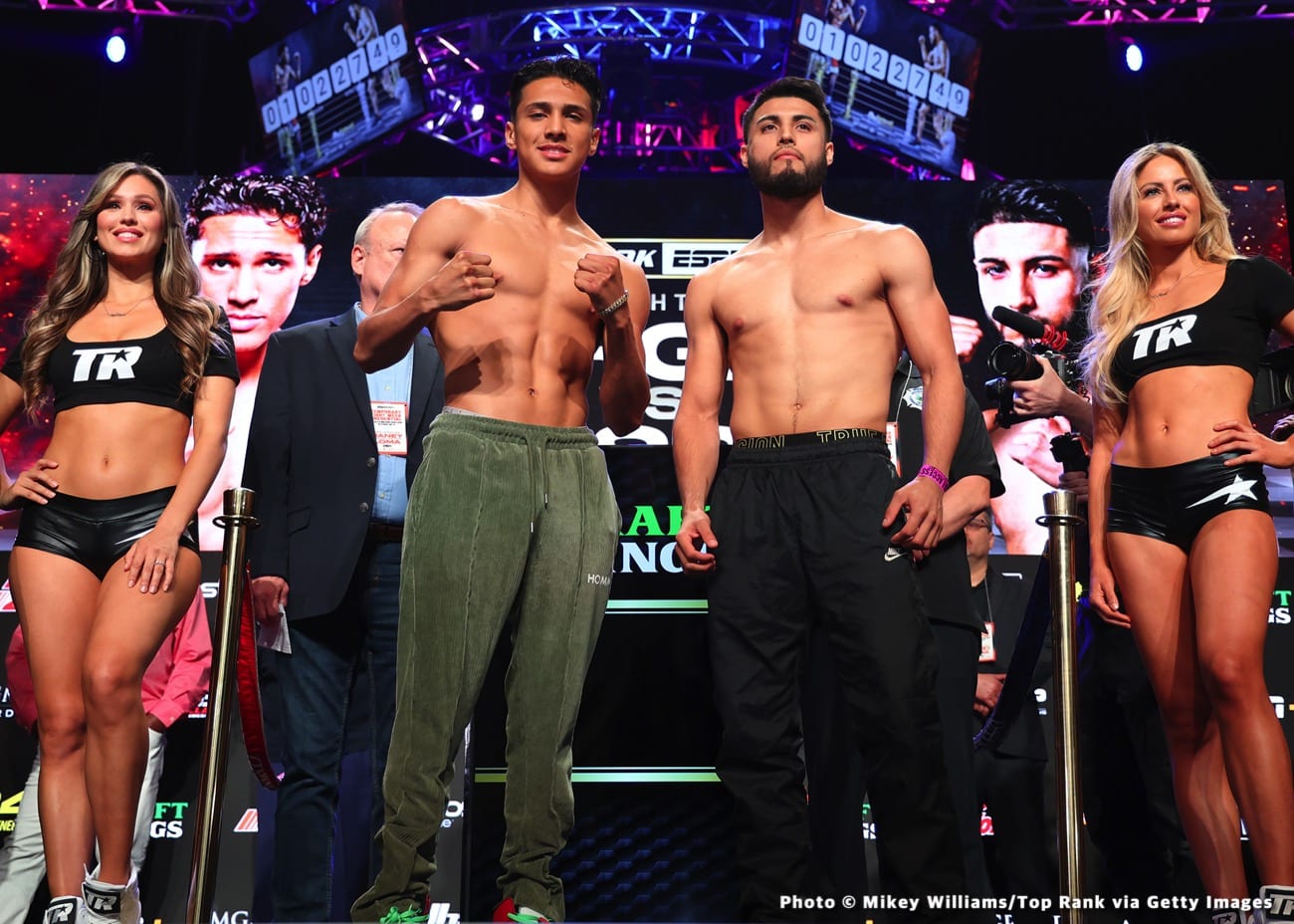 Haney vs. Lomachenko Official ESPN PPV Weights