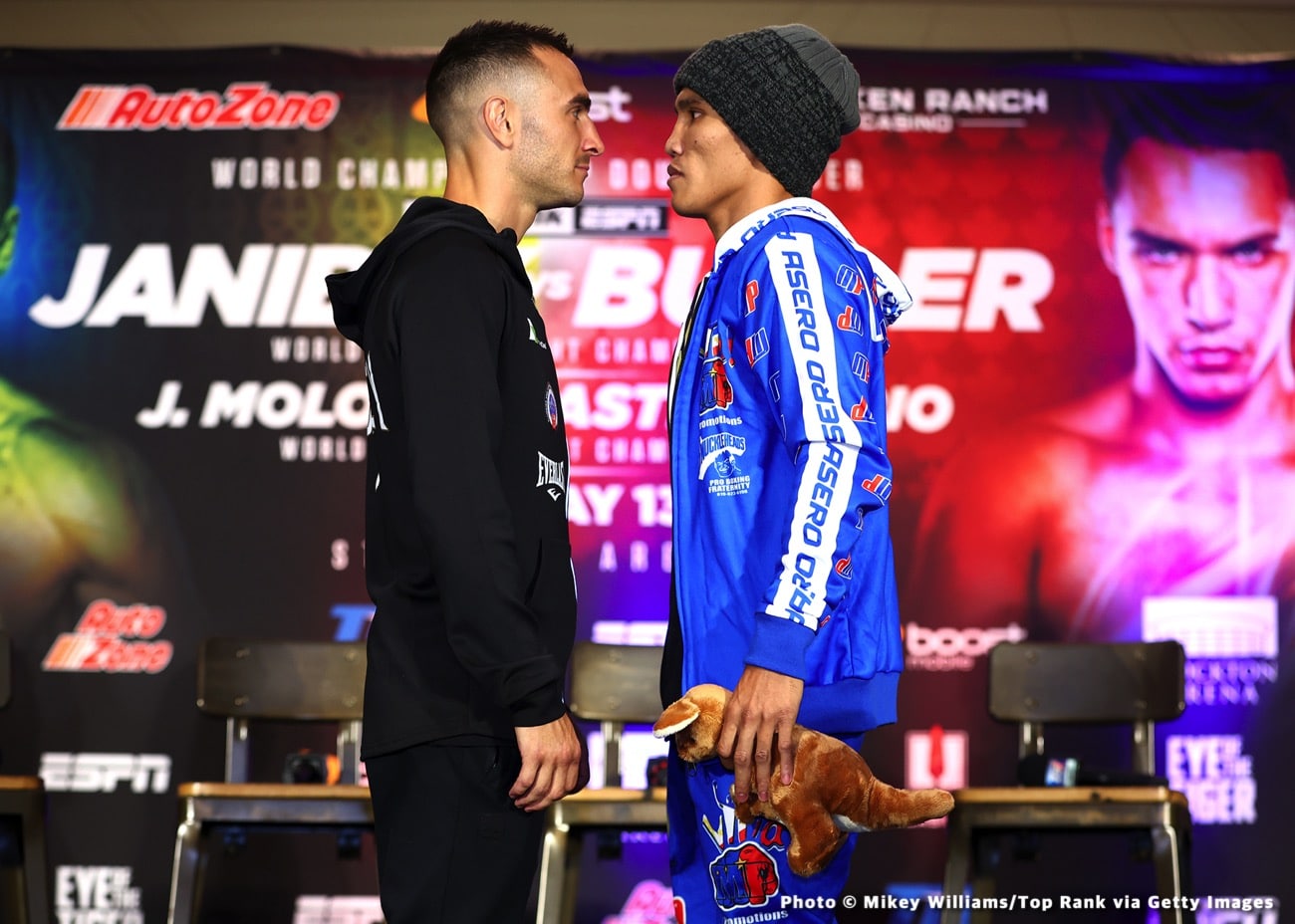 Boxing photo: Janibek Alimkhanuly, Steven Butler image Results: Alimkhanuly vs. Butler Fight Outcome & Reactions