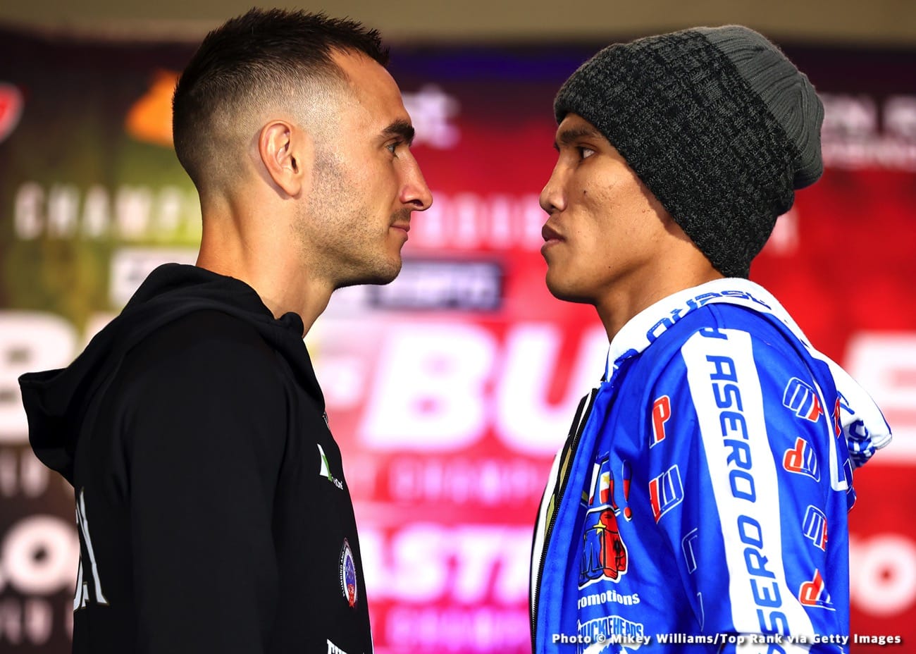 Boxing photo: Janibek Alimkhanuly, Steven Butler image Results: Alimkhanuly vs. Butler Fight Outcome & Reactions