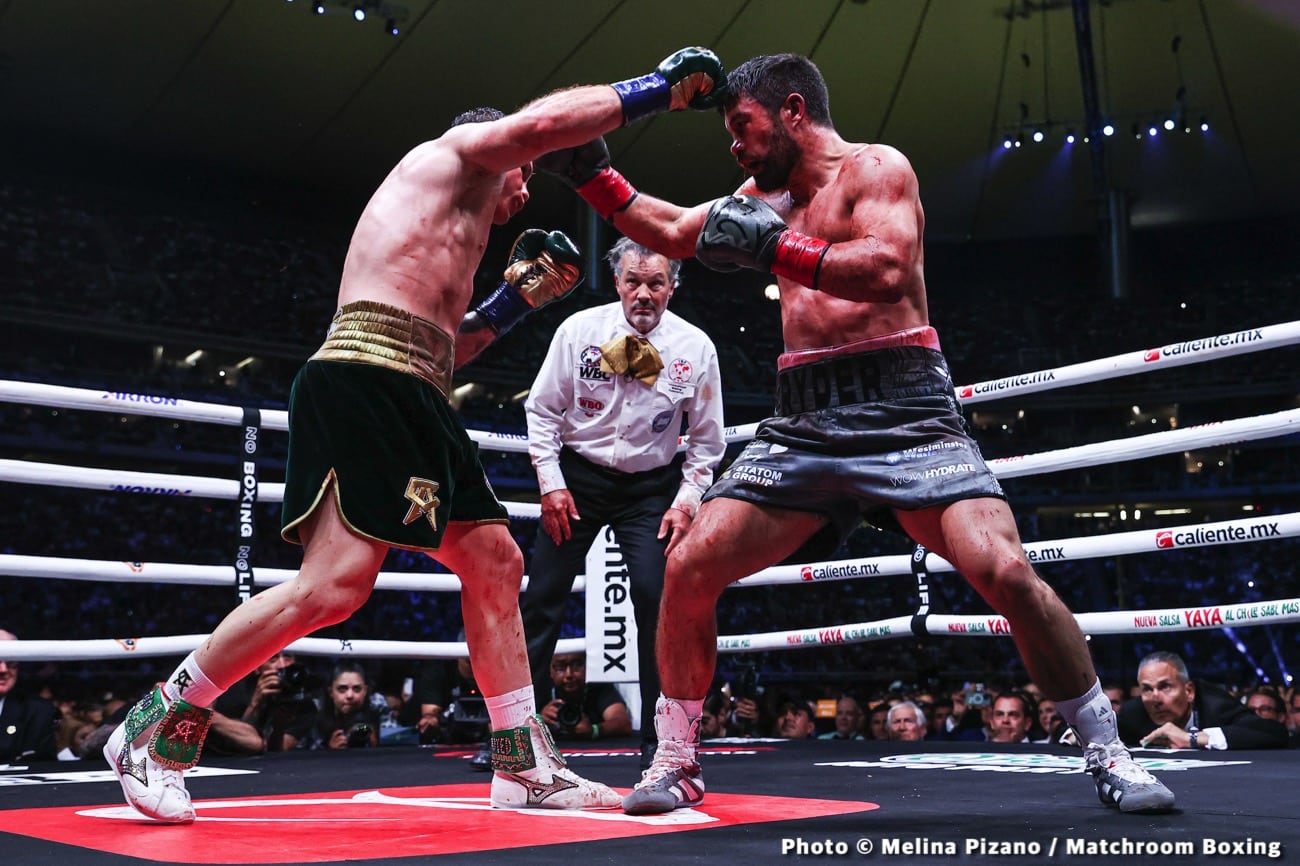 Canelo Alvarez decisions John Ryder in grueling war - Boxing results
