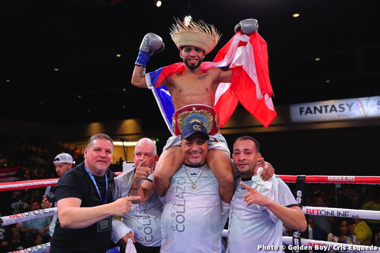 Boxing photo: Oscar Collazo image The Fastest Boxer From Puerto Rico To Win A World Title, Oscar Collazo Made History Over The Weekend