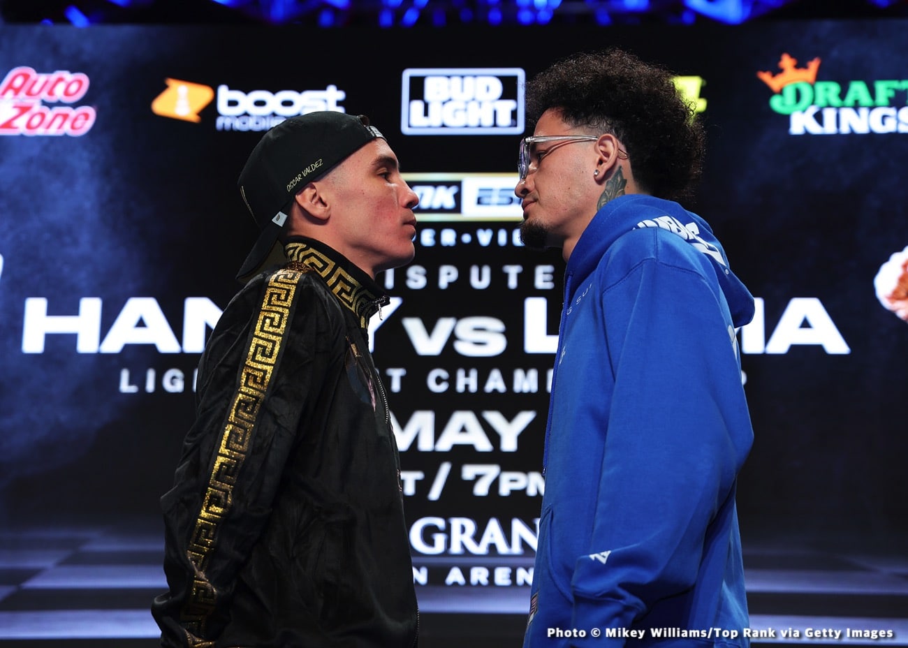 Haney vs. Lomachenko face-off: Devin looking huge, not weight drained