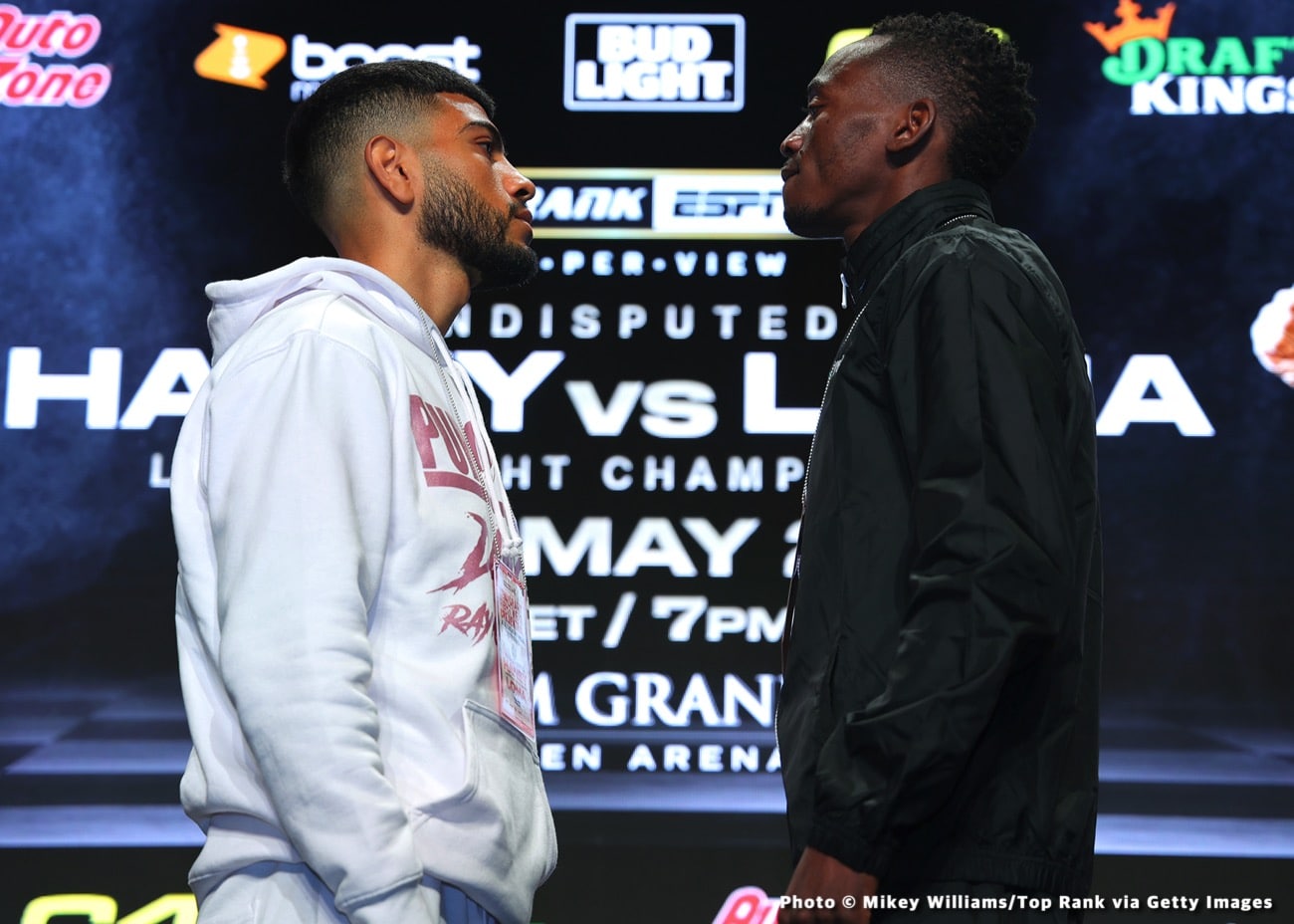 Haney vs. Lomachenko face-off: Devin looking huge, not weight drained