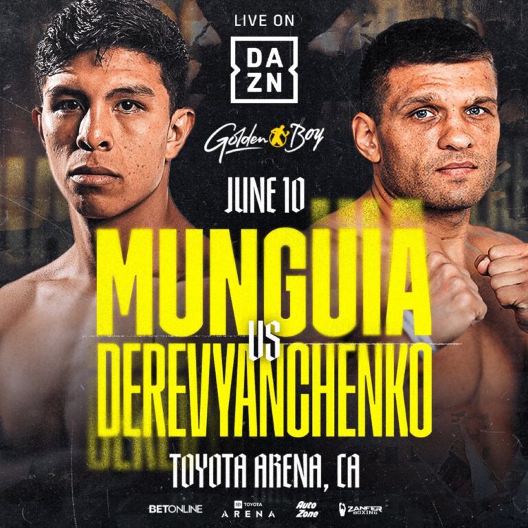 Jaime Munguia vs. Sergiy Derevyanchenko: Start Time, Date, How To Watch