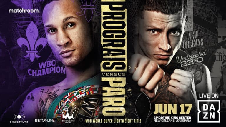 Regis Prograis fights Liam Paro on June 17th