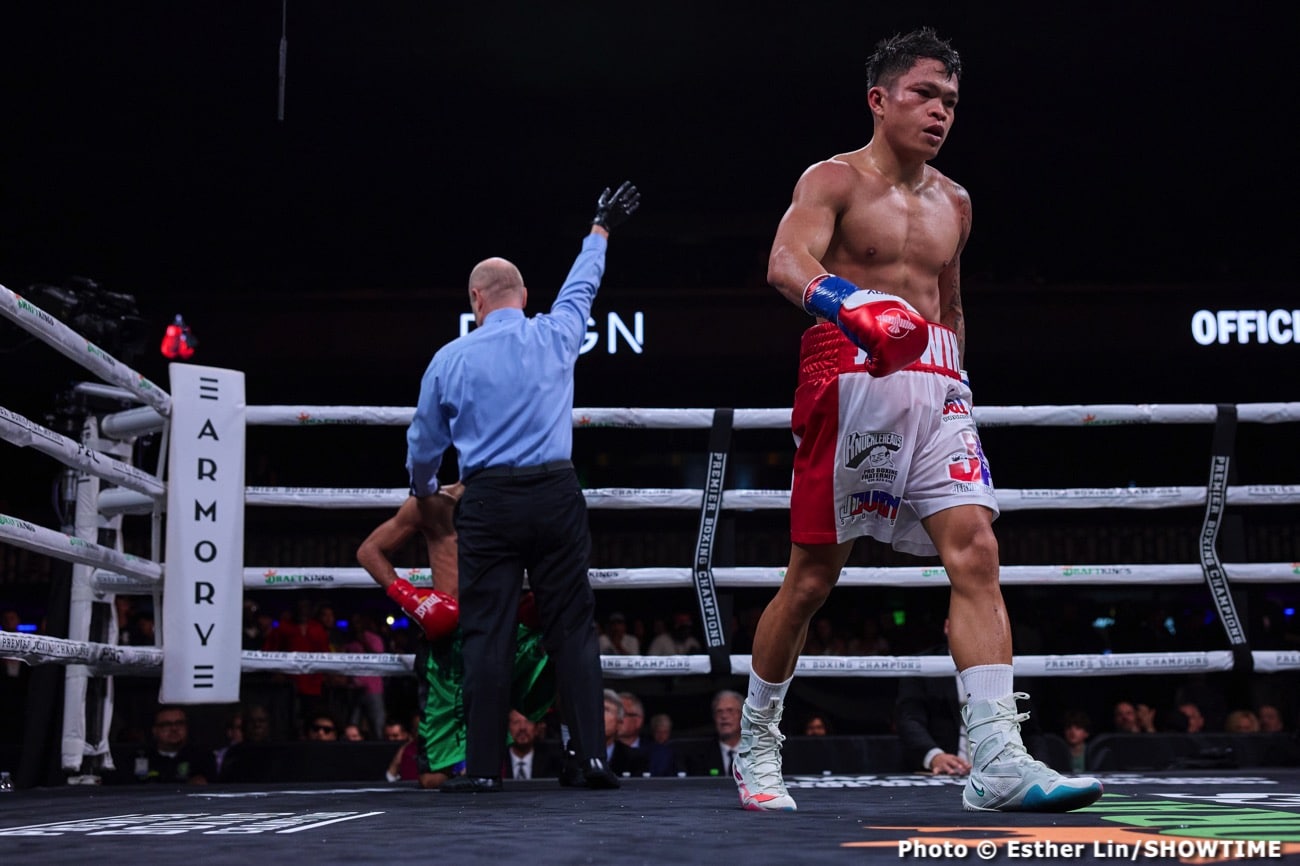 Boxing photo: Carlos Adames, Erickson Lubin, Fernando Martinez, Jade Bornea, Julian Williams image Boxing Tonight: Adames vs. Williams – Live Results