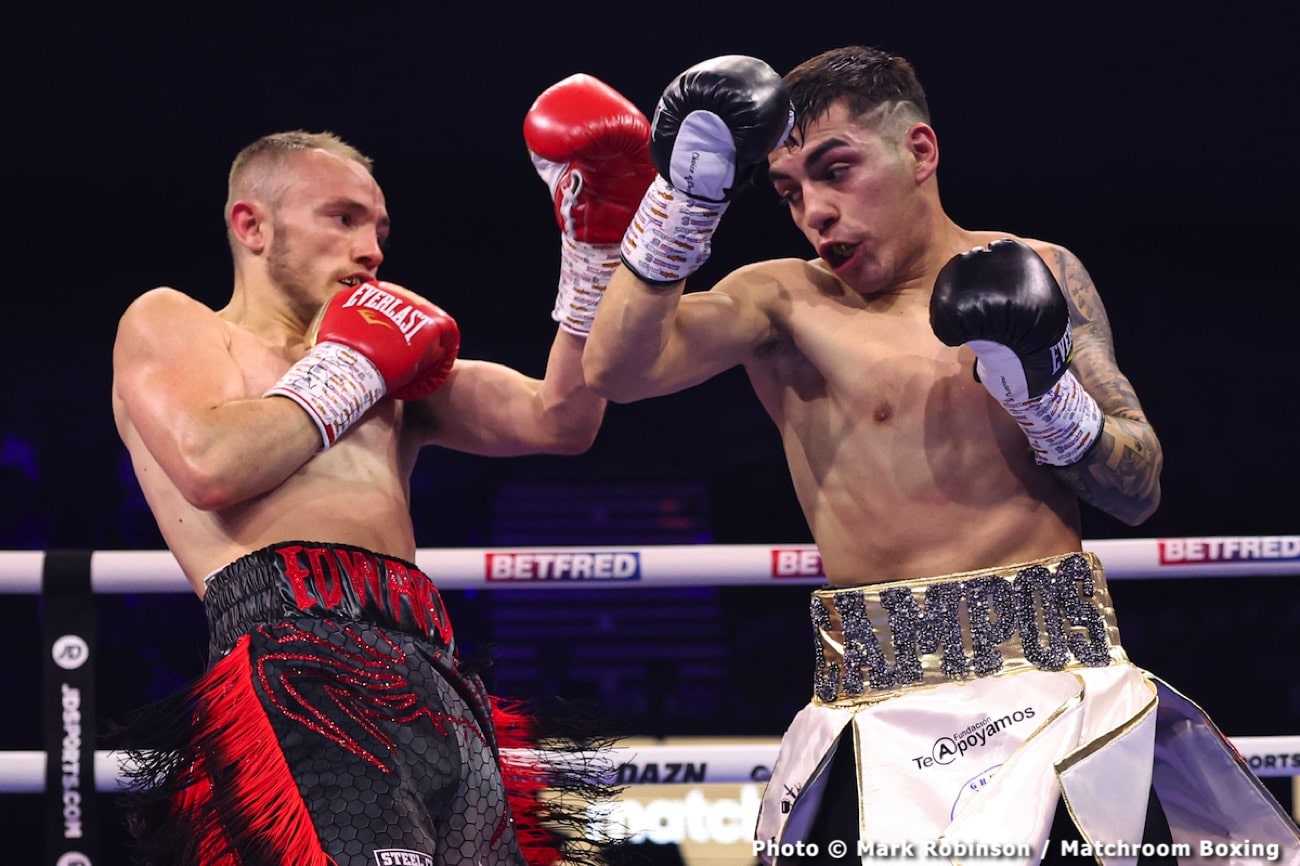 Boxing photo: Andres Campos, Sunny Edwards image Sunny Edwards Decisions Andres Campos - Boxing Results