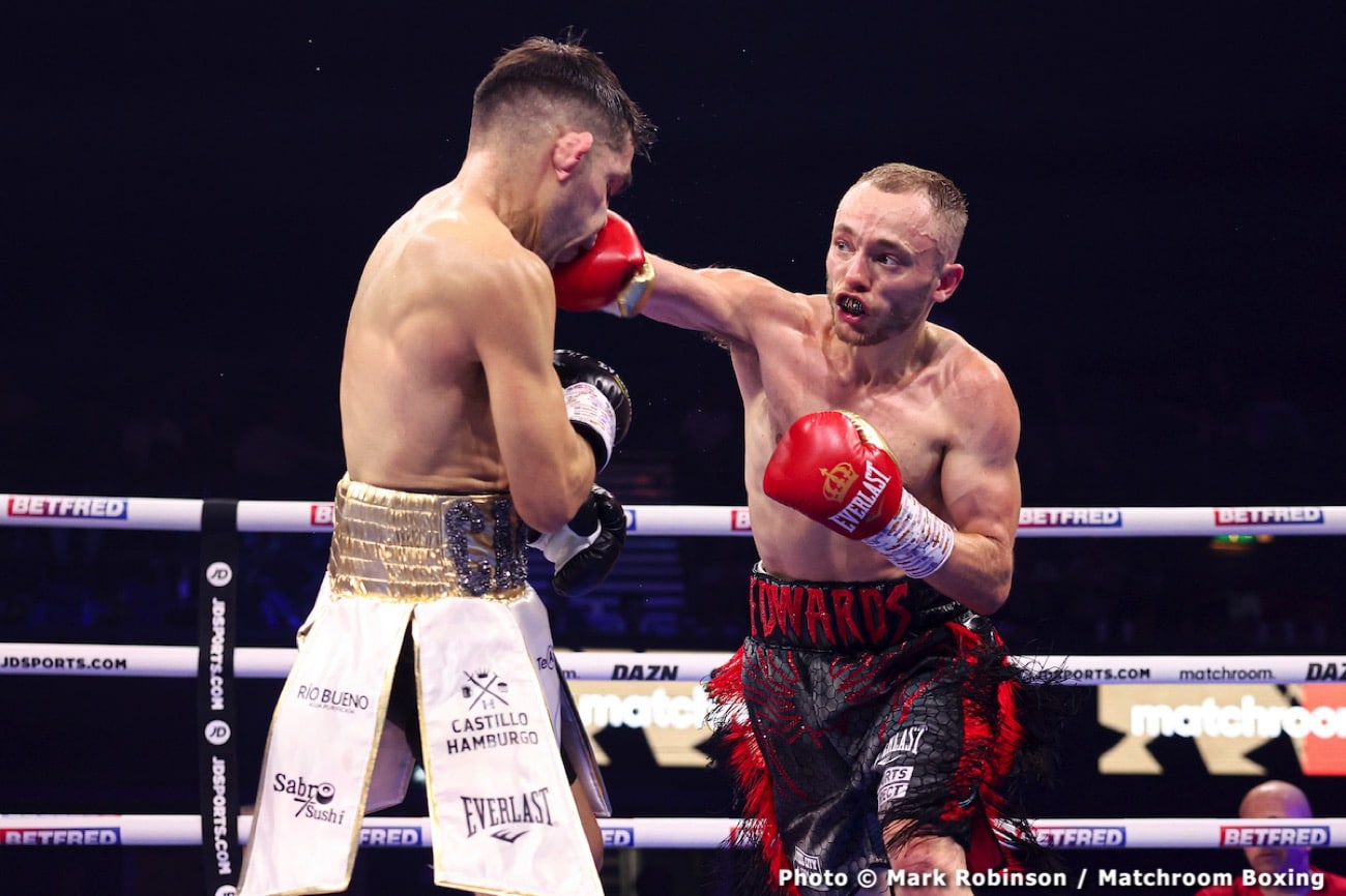 Boxing photo: Andres Campos, Sunny Edwards image Sunny Edwards Decisions Andres Campos - Boxing Results
