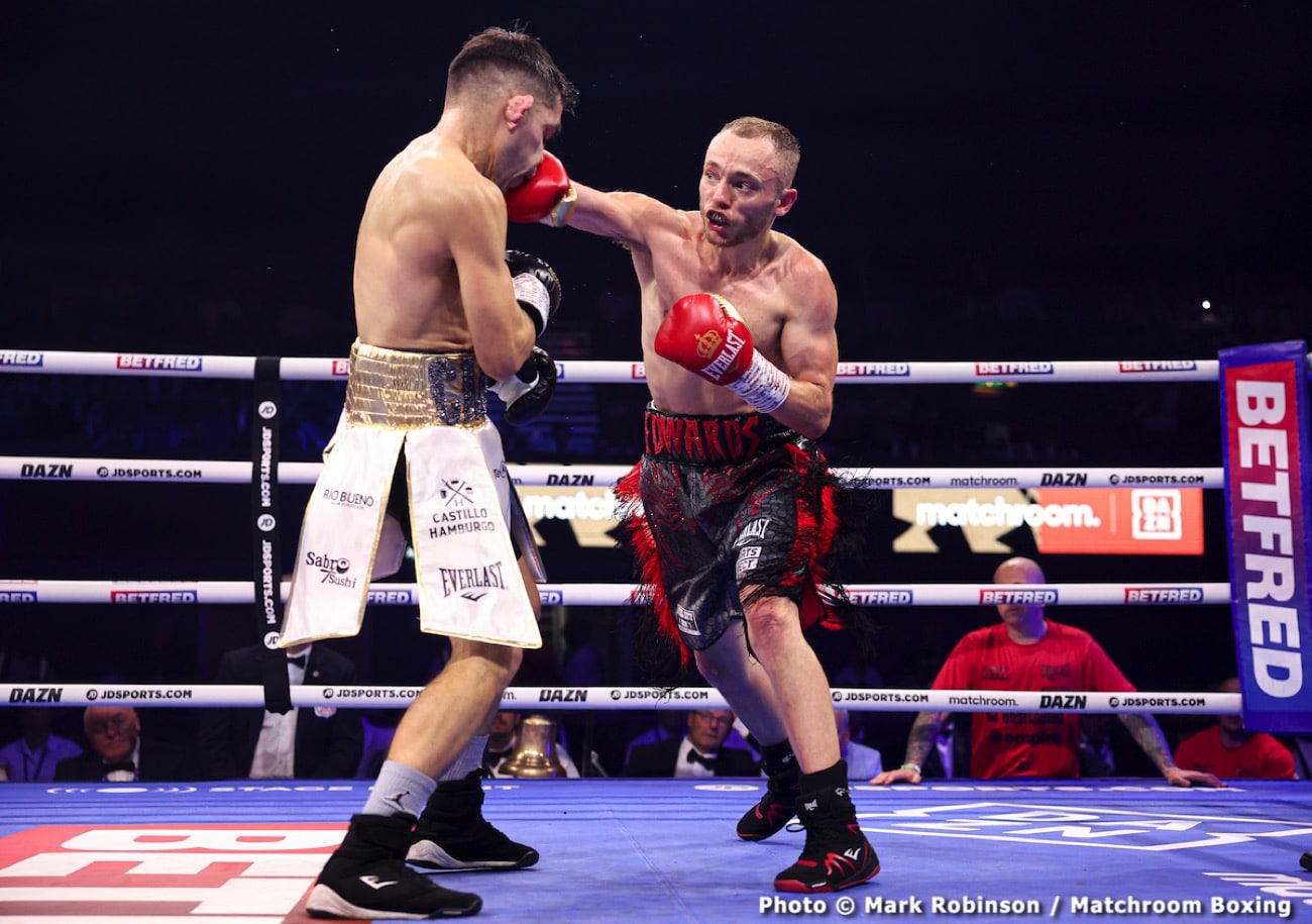 Boxing photo: Andres Campos, Sunny Edwards image Sunny Edwards Decisions Andres Campos - Boxing Results