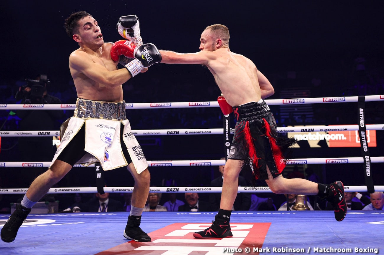 Boxing photo: Andres Campos, Sunny Edwards image Sunny Edwards Decisions Andres Campos - Boxing Results