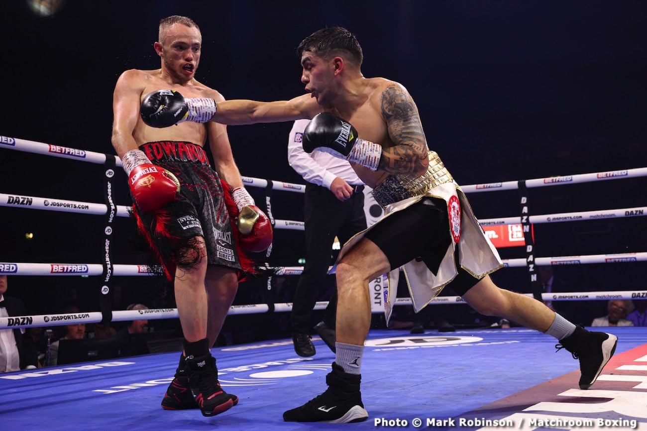 Boxing photo: Andres Campos, Sunny Edwards image Sunny Edwards Decisions Andres Campos - Boxing Results