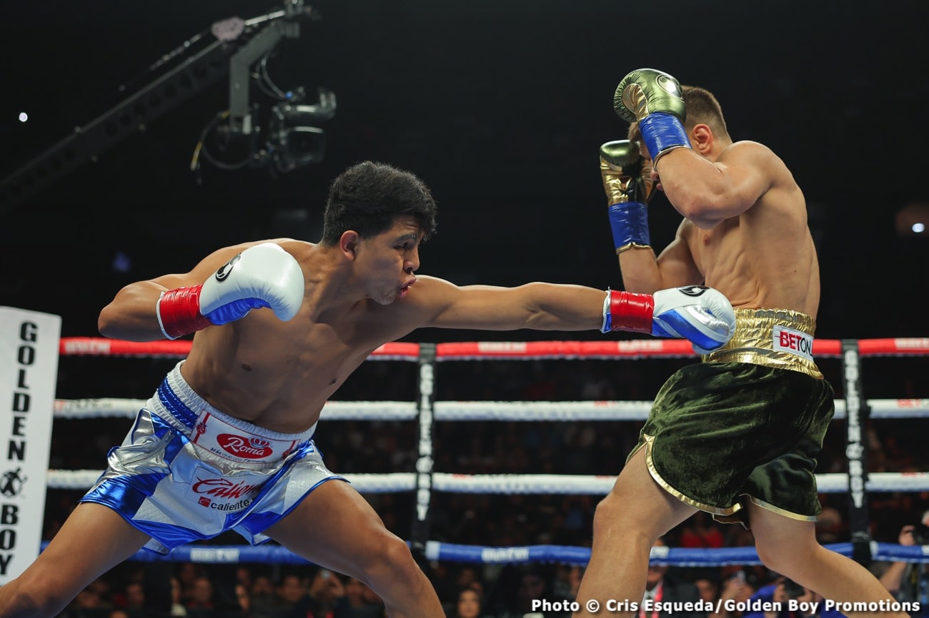 Boxing photo: Jaime Munguia, Sergiy Derevyanchenko image Boxing Tonight: Munguia vs. Derevyanchenko - Live Boxing Results
