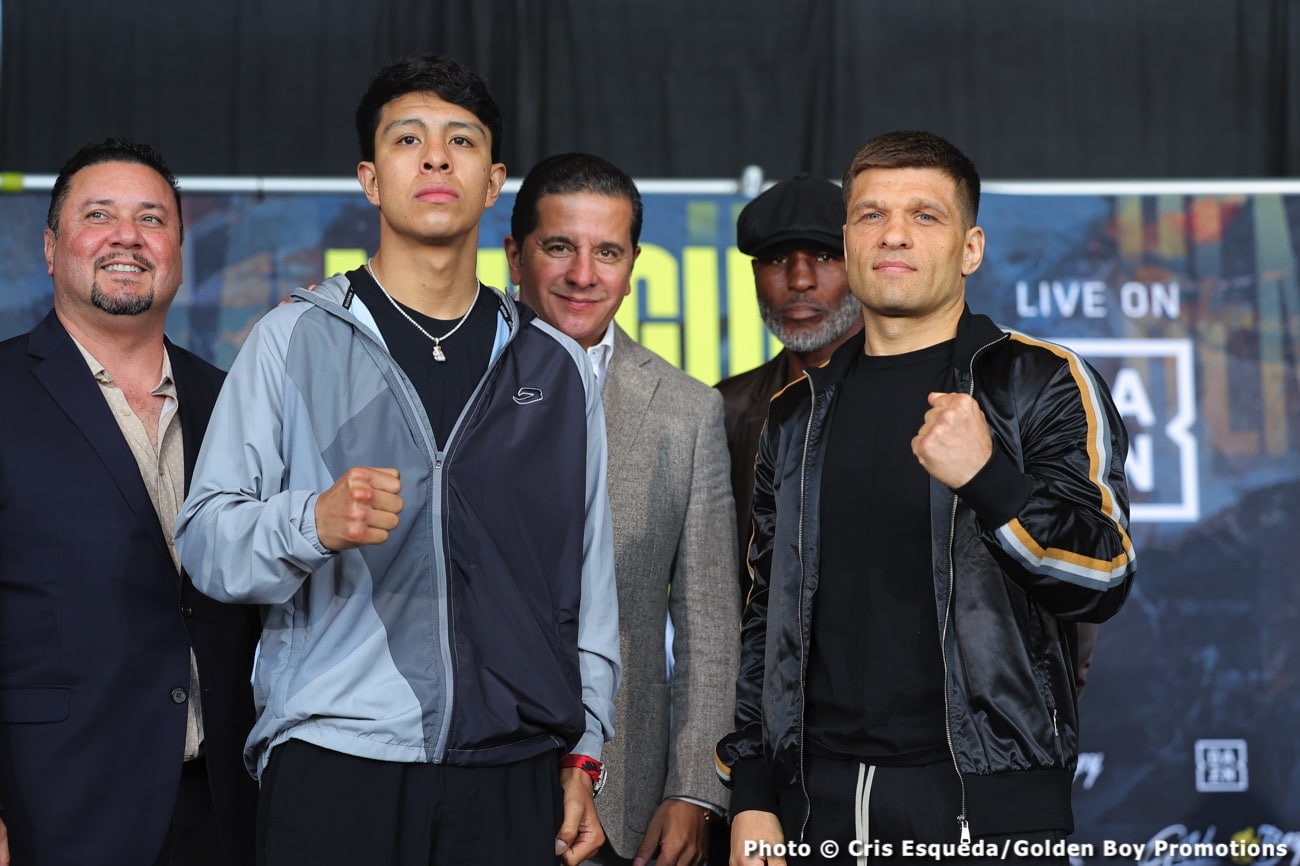 Boxing photo: Jaime Munguia, Sergiy Derevyanchenko image Jaime Munguia vs. Sergiy Derevyanchenko: Start Time, Date, How To Watch Tonight