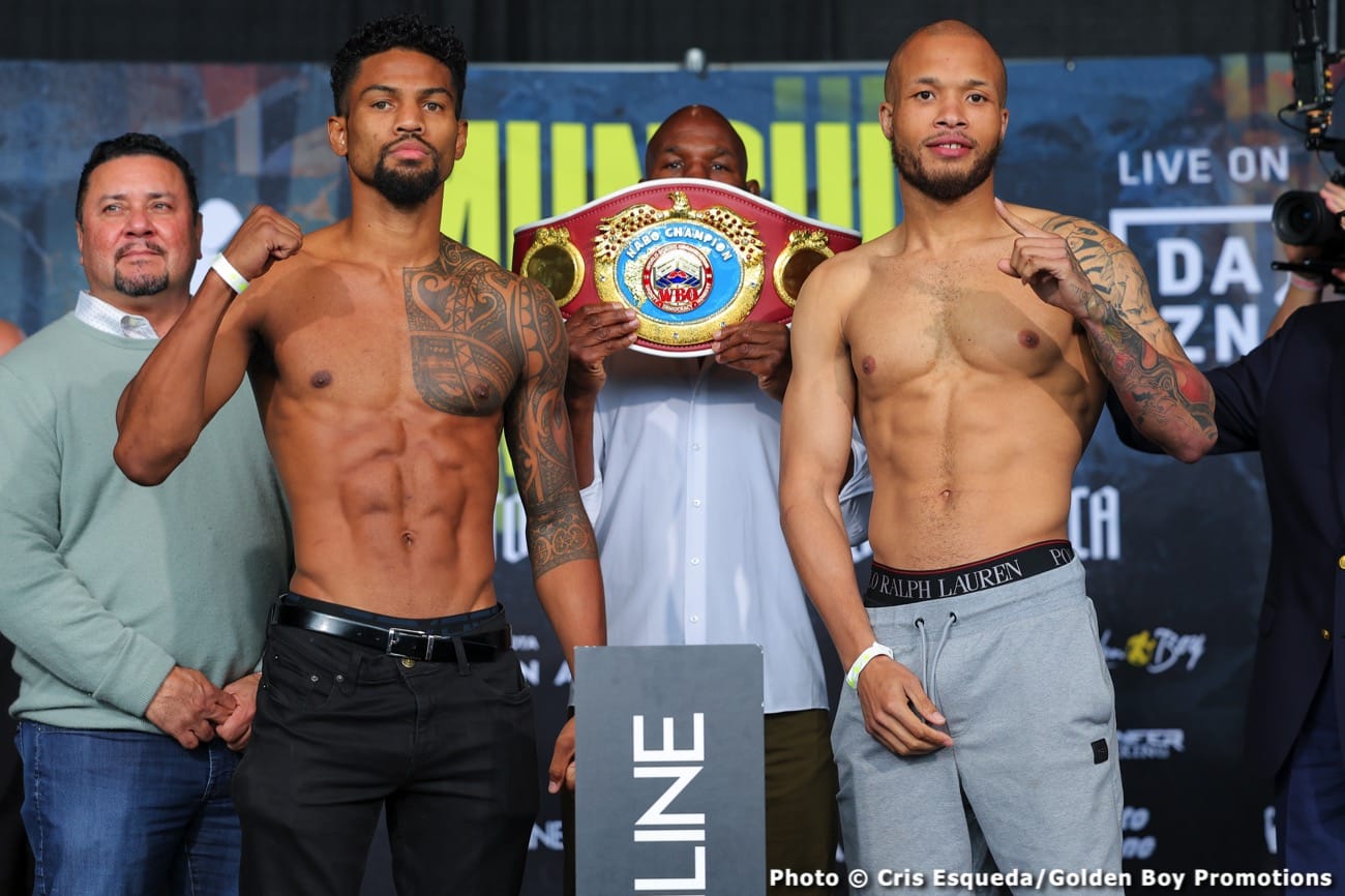 Boxing photo: Jaime Munguia, Sergiy Derevyanchenko image Weights for DAZN: Munguia vs. Derevyanchenko on Saturday night