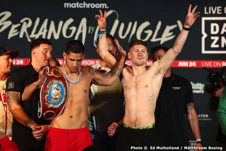 Edgar Berlanga vs Jason Quigley Tonight: Start Time, How To Watch