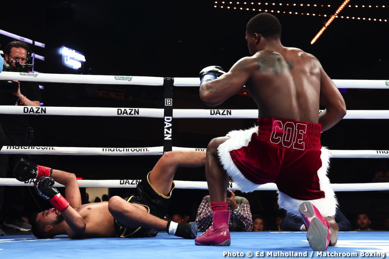 Boxing photo: Adam Kownacki, Edgar Berlanga, Jason Quigley, Joe Cusumano image Boxing Tonight: Berlanga vs. Quigley – Live Results
