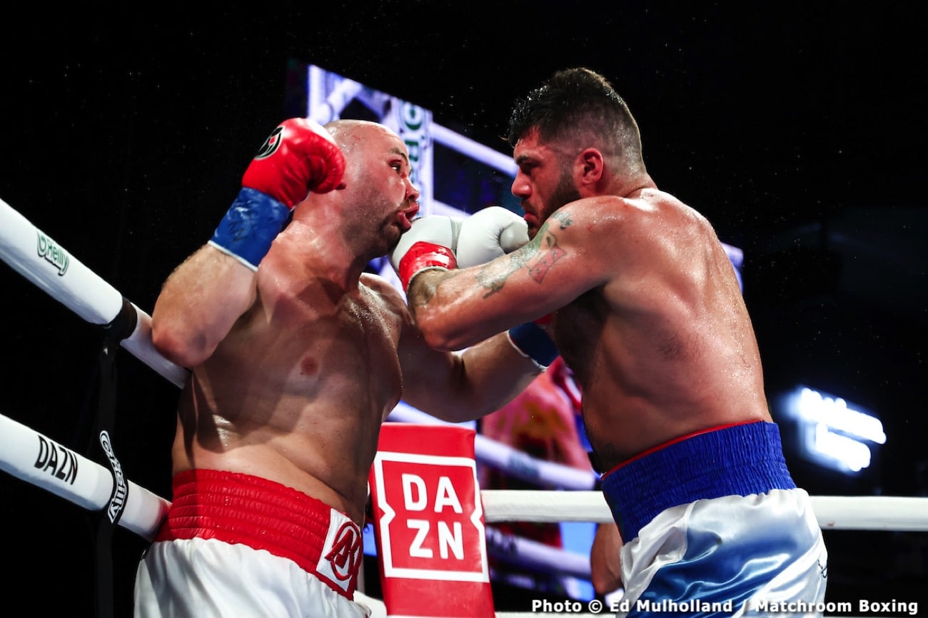 Boxing photo: Adam Kownacki, Joe Cusumano image Joe Cusumano KOs Babyface Kownacki in New York - Boxing Results