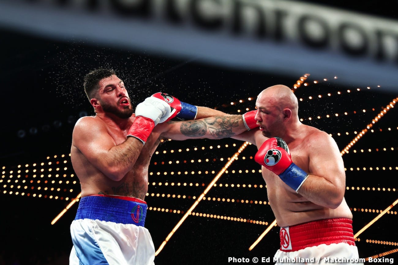 Boxing photo: Adam Kownacki, Joe Cusumano image Joe Cusumano KOs Babyface Kownacki in New York - Boxing Results