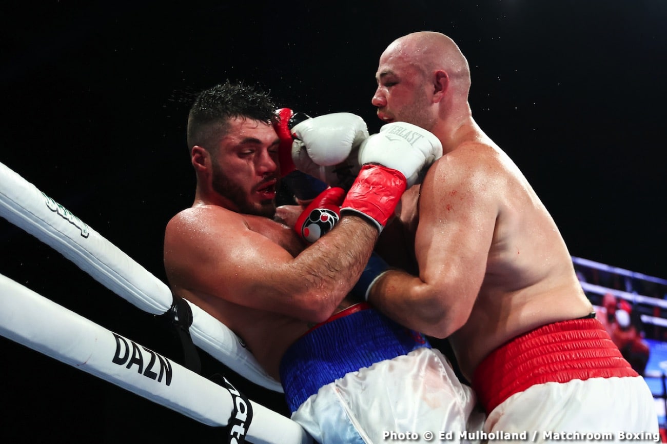 Boxing photo: Adam Kownacki, Joe Cusumano image Joe Cusumano KOs Babyface Kownacki in New York - Boxing Results