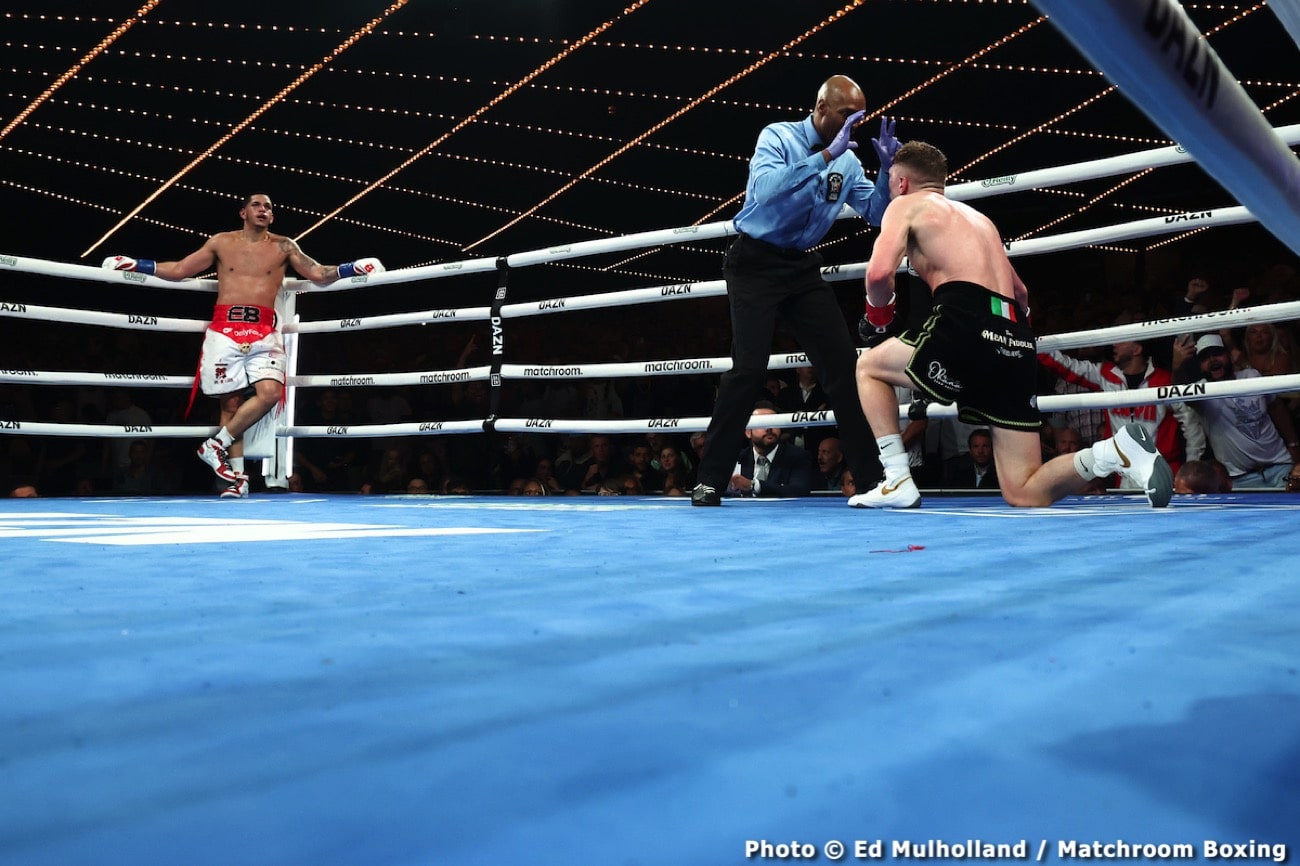 Edgar Berlanga beats Jason Quigley - Boxing Results