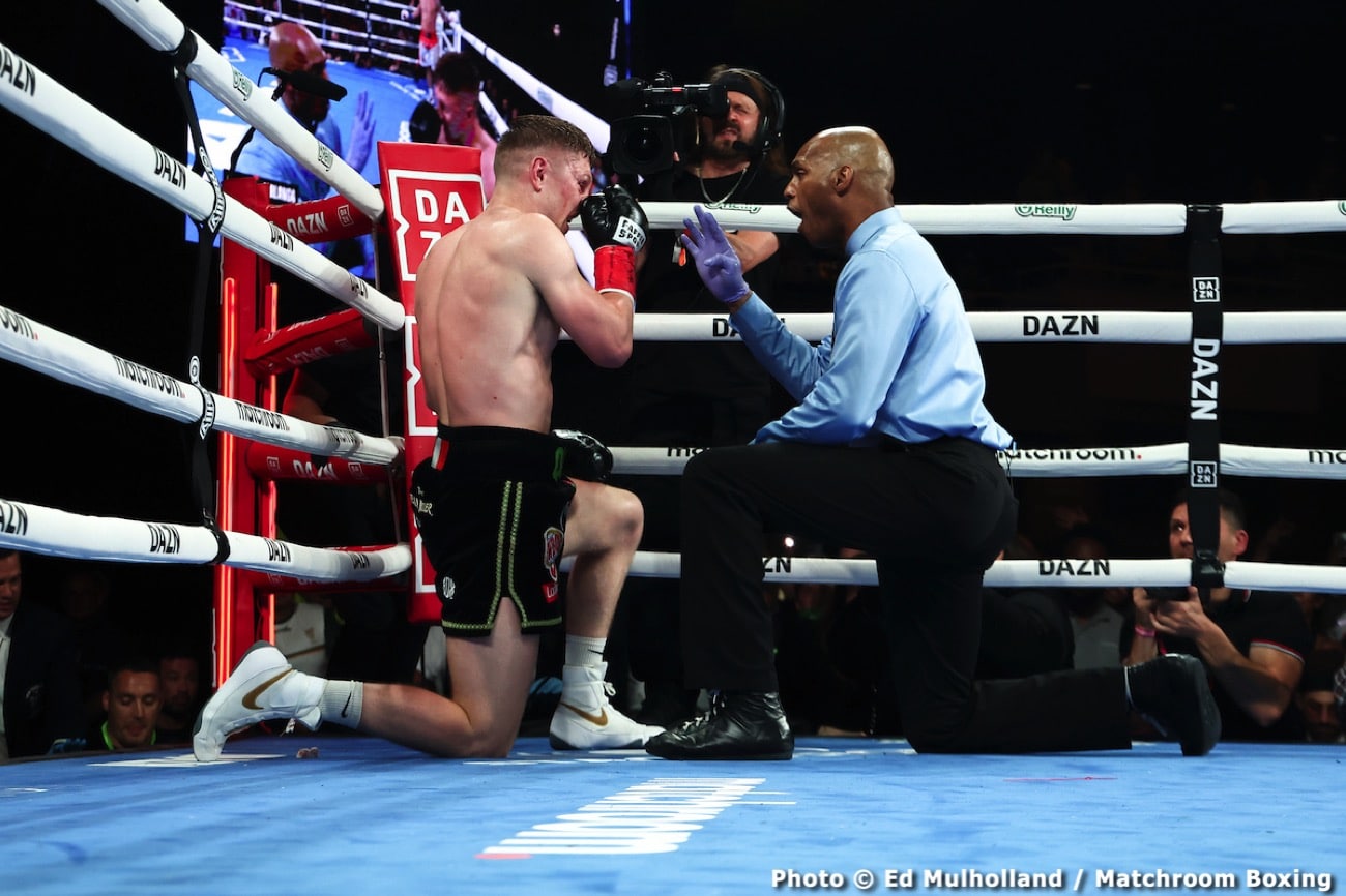 Boxing photo: Adam Kownacki, Edgar Berlanga, Jason Quigley, Joe Cusumano image Edgar Berlanga beats Jason Quigley - Boxing Results