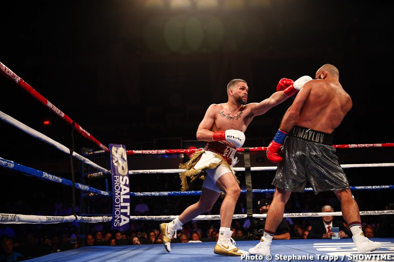 Boxing photo: Ali Izmailov, Charles Foster: image Ali Izmailov decisions Charles Foster - Boxing Results