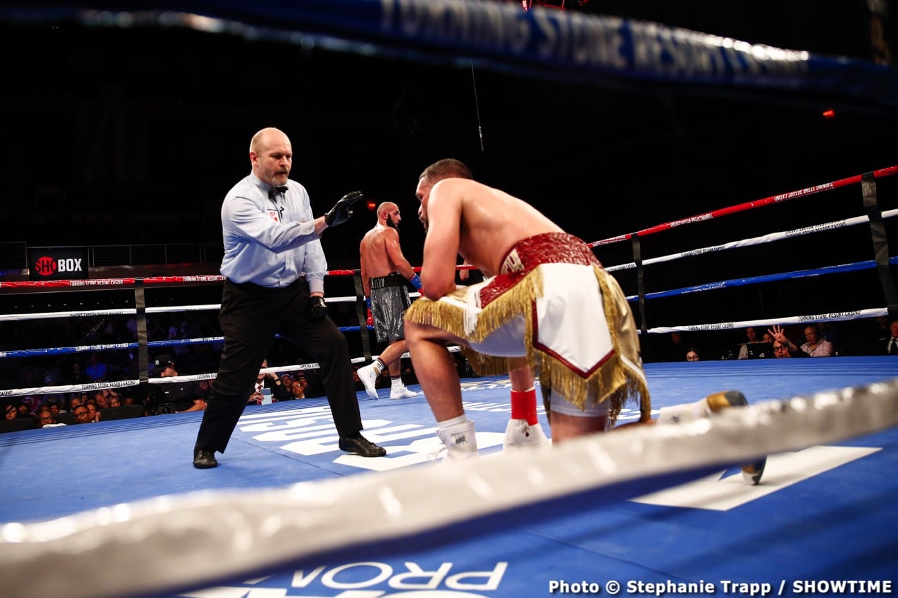 Boxing photo: Ali Izmailov, Charles Foster: image Ali Izmailov decisions Charles Foster - Boxing Results
