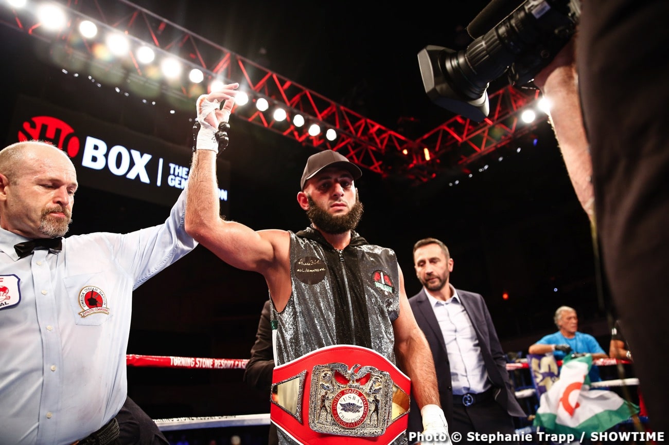 Boxing photo: Ali Izmailov, Charles Foster: image Ali Izmailov decisions Charles Foster - Boxing Results