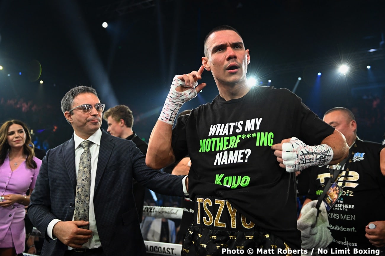 Boxing photo: Carlos Ocampo, Tim Tszyu image Tim Tszyu crushes Carlos Ocampo - Boxing results