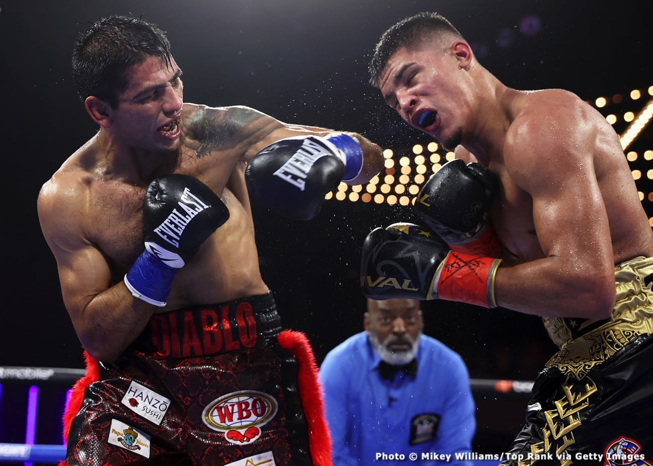 Boxing photo: Josh Taylor, Teofimo Lopez image Boxing Tonight: Taylor vs. Lopez - Live Results