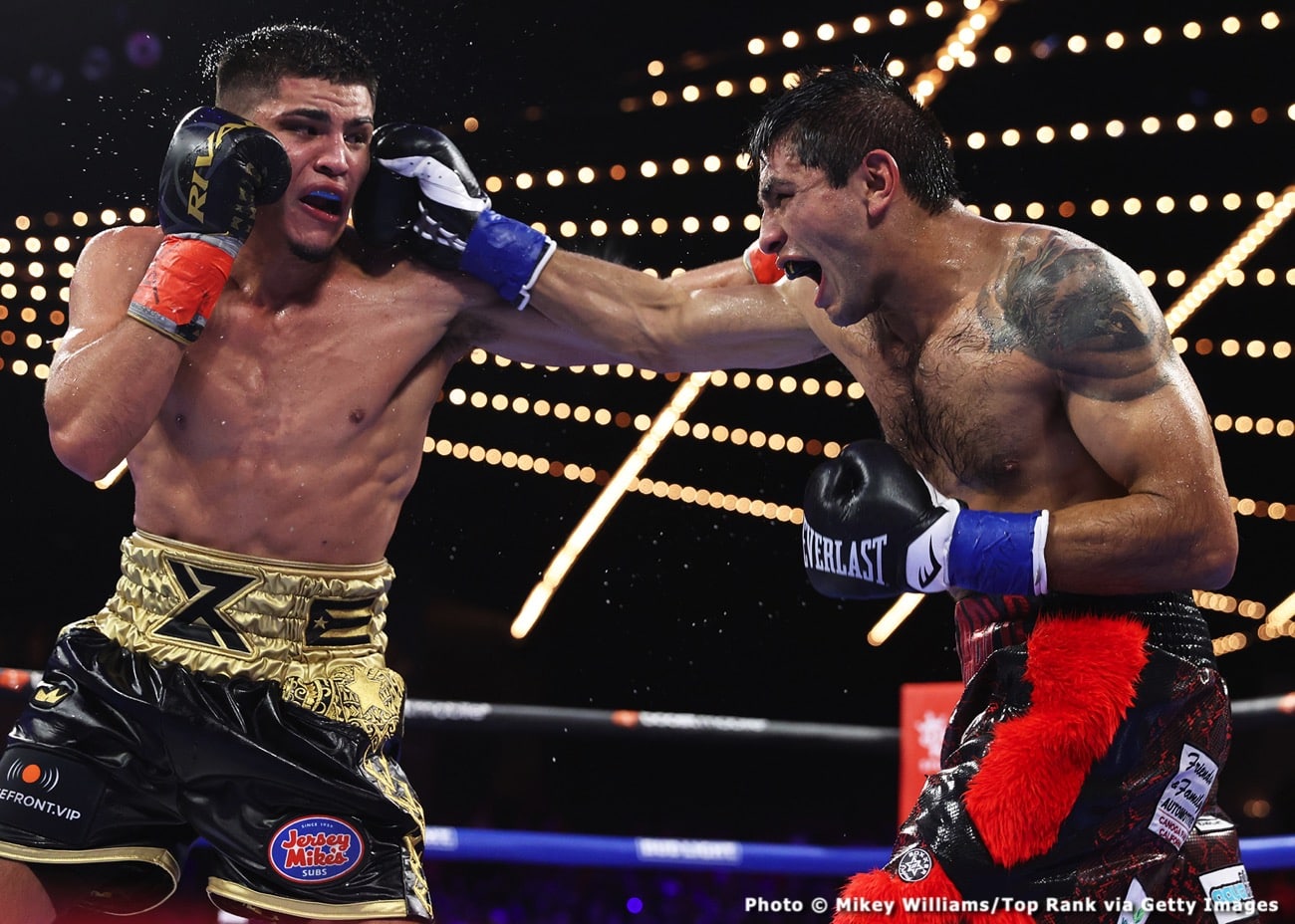 Boxing photo: Josh Taylor, Teofimo Lopez image Boxing Tonight: Taylor vs. Lopez - Live Results