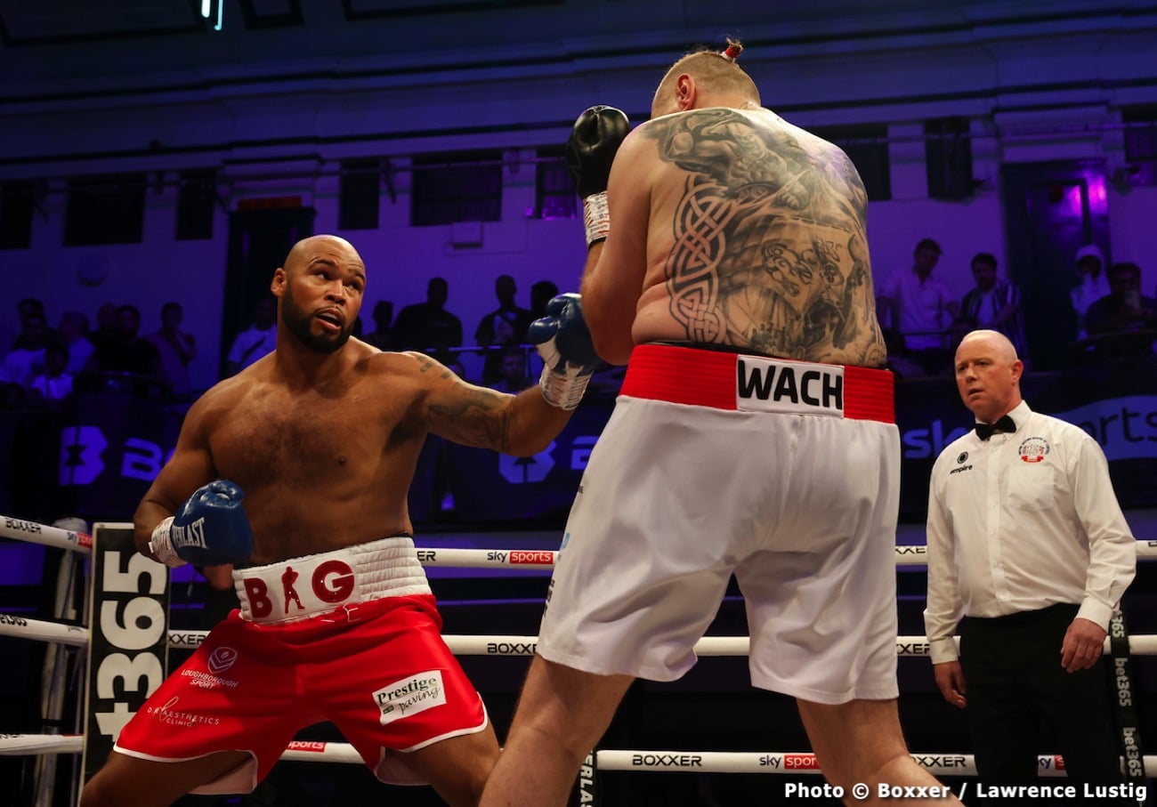 Boxing photo: Frazer Clarke, Mariusz Wach image Frazer Clarke defeats Mariusz Wach - Boxing Results