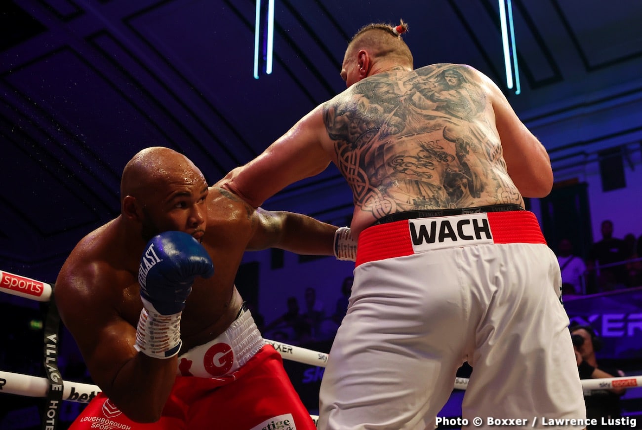Boxing photo: Frazer Clarke, Mariusz Wach image Frazer Clarke defeats Mariusz Wach - Boxing Results