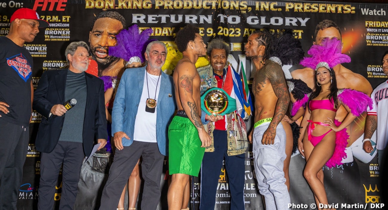 Broner - Hutchinson official FITE TV Weights